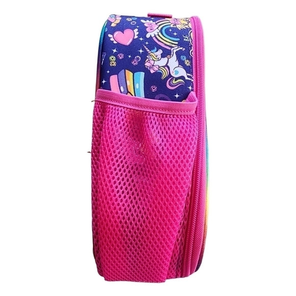 Nickelodeon JoJo Siwa rainbow Unicorn bright lunchbox - Picture 3 of 12